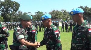 Letkol Inf Juni Fitriyan Berpesan Kepada Ratusan Prajurit Satgas UNIFIL Lebanon Tahun 2026