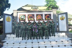 DENMA BRIGIF 9/DY/2 KOSTRAD PIMPIN TRADISI PENYAMBUTAN KASBRIG BARU LETKOL INF TRI WIRATNO DI MABRIGIF 9 KOSTRAD