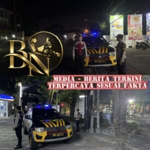 Blue Light Patrol Polsek Denpasar Utara Cegah Gangguan Kamtibmas